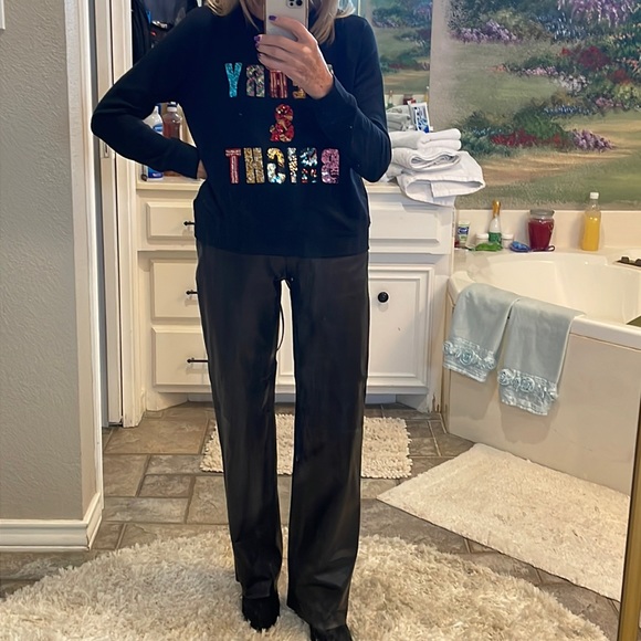 LEATHER-Vintage 100% leather pants. - Picture 5 of 5